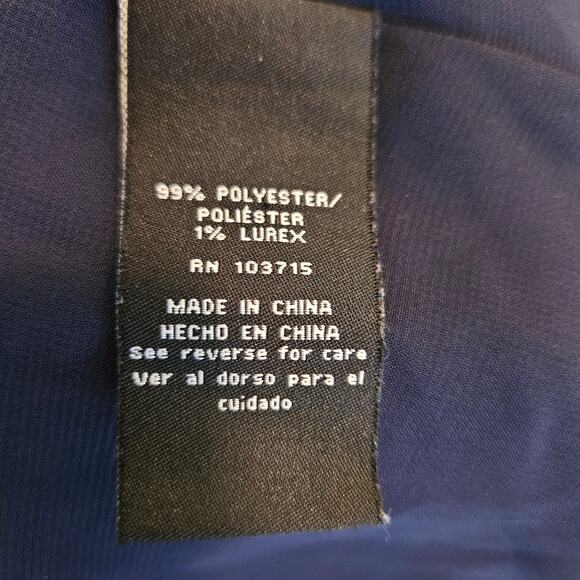 Zac & Rachel Mock Neck Floral Blouse Sz Medium - Picture 7 of 10